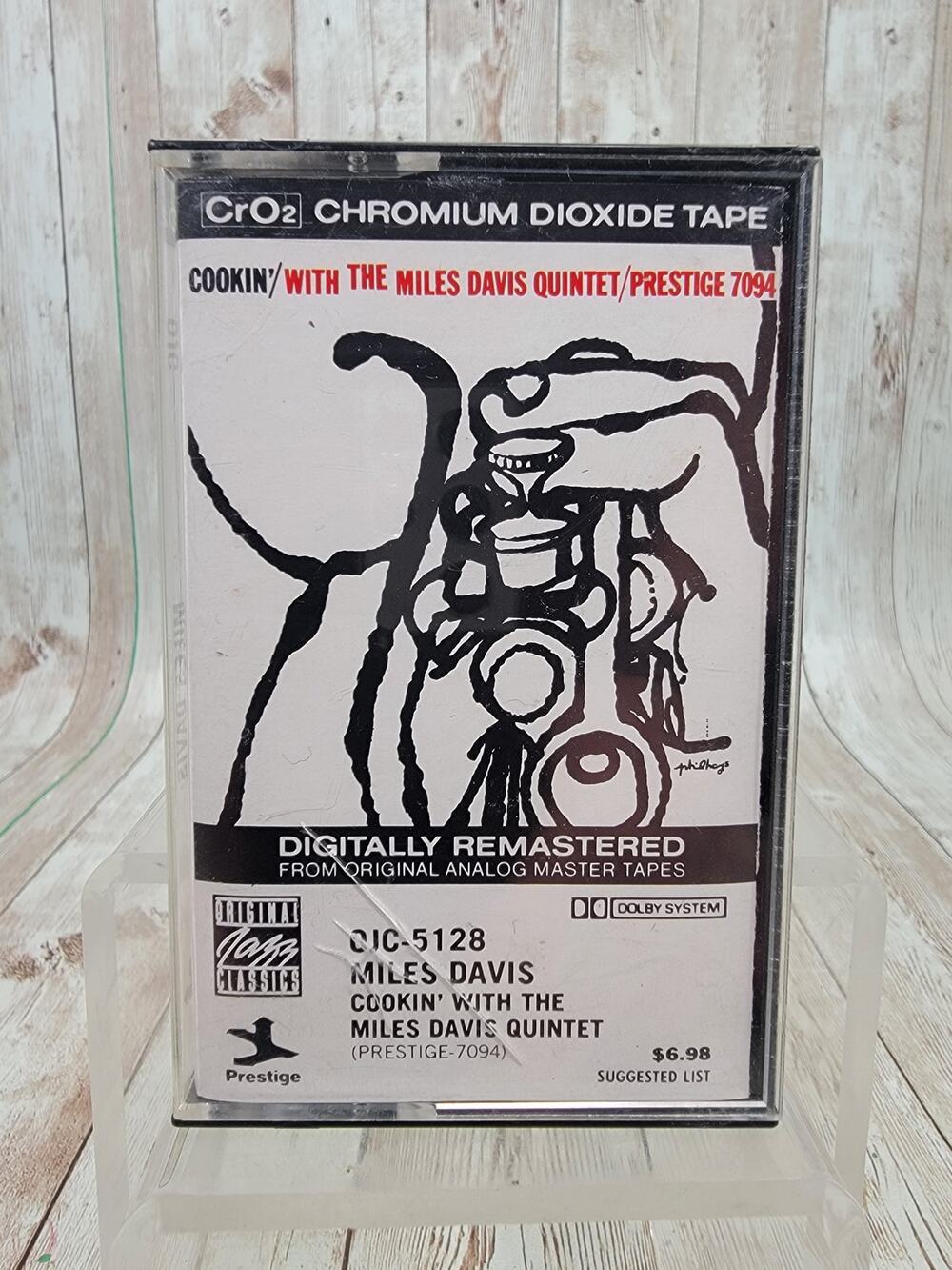 Miles Davis - Cookin' With Miles Davis Quintet Remastered CrO2 Cassette